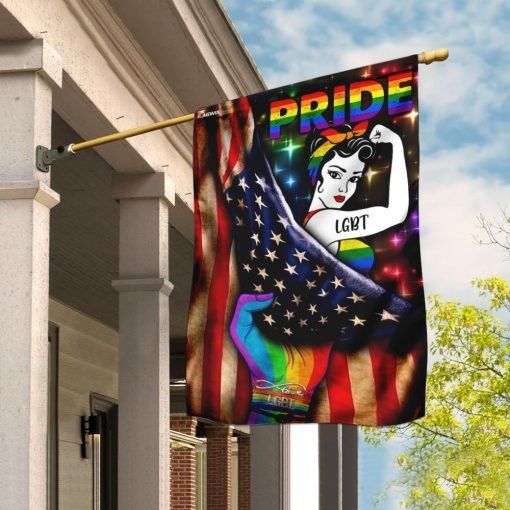 Pride LGBT Girl Power House Garden Flag – Hothot