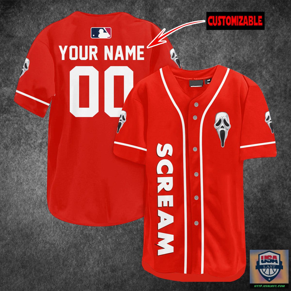 Scream Movie Personalized Baseball Jersey Shirt – Usalast