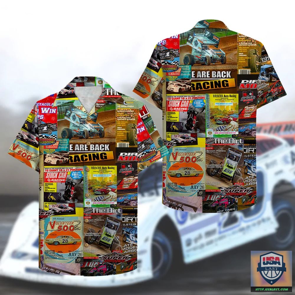 Dirt Track Racing Magazine Hawaiian Shirt – Usalast
