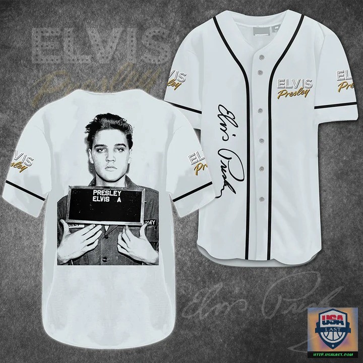 Elvis Presley Jail Fridge Magnet Baseball Jersey Shirt – Usalast