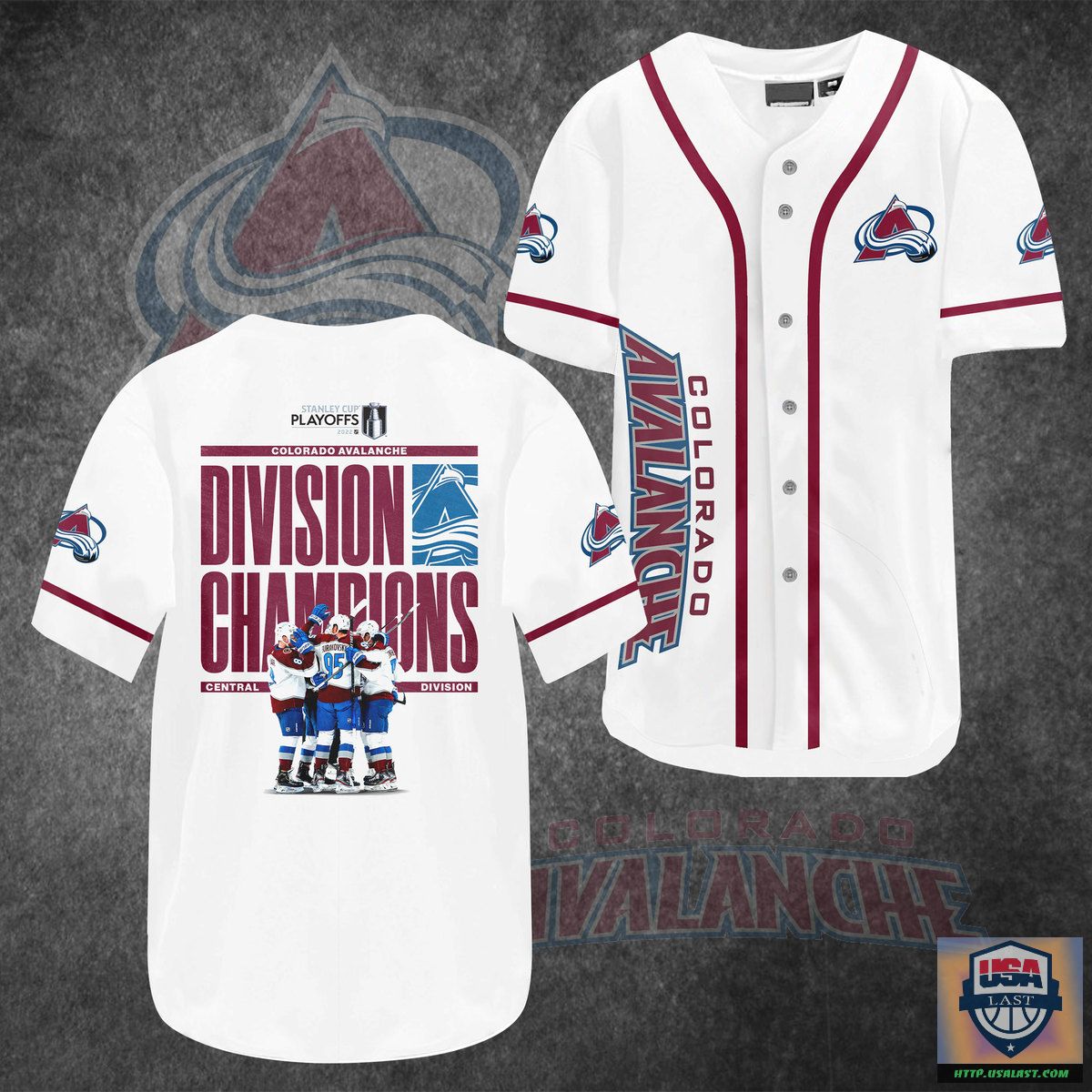 Division Champions Colorado Avalanche Baseball Jersey Shirt – Usalast