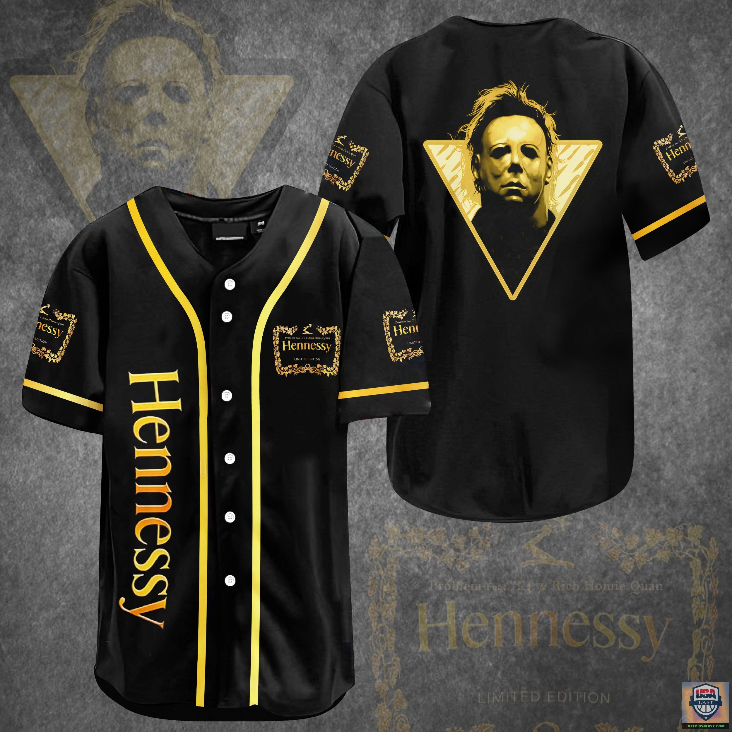 Hennessy x Michael Myers Baseball Jersey Shirt – Usalast
