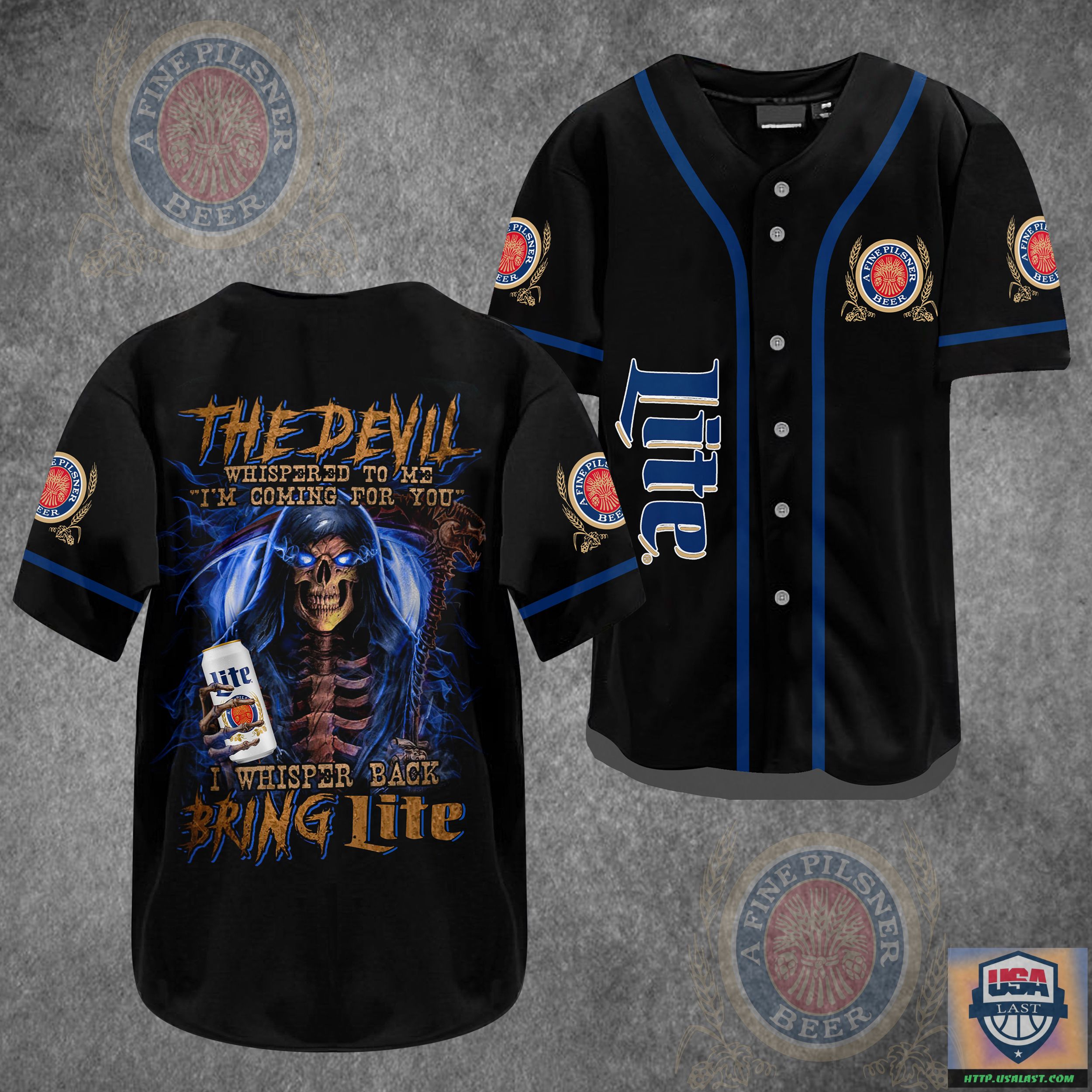 The Devil Bring Miller Lite Baseball Jersey Shirt – Usalast