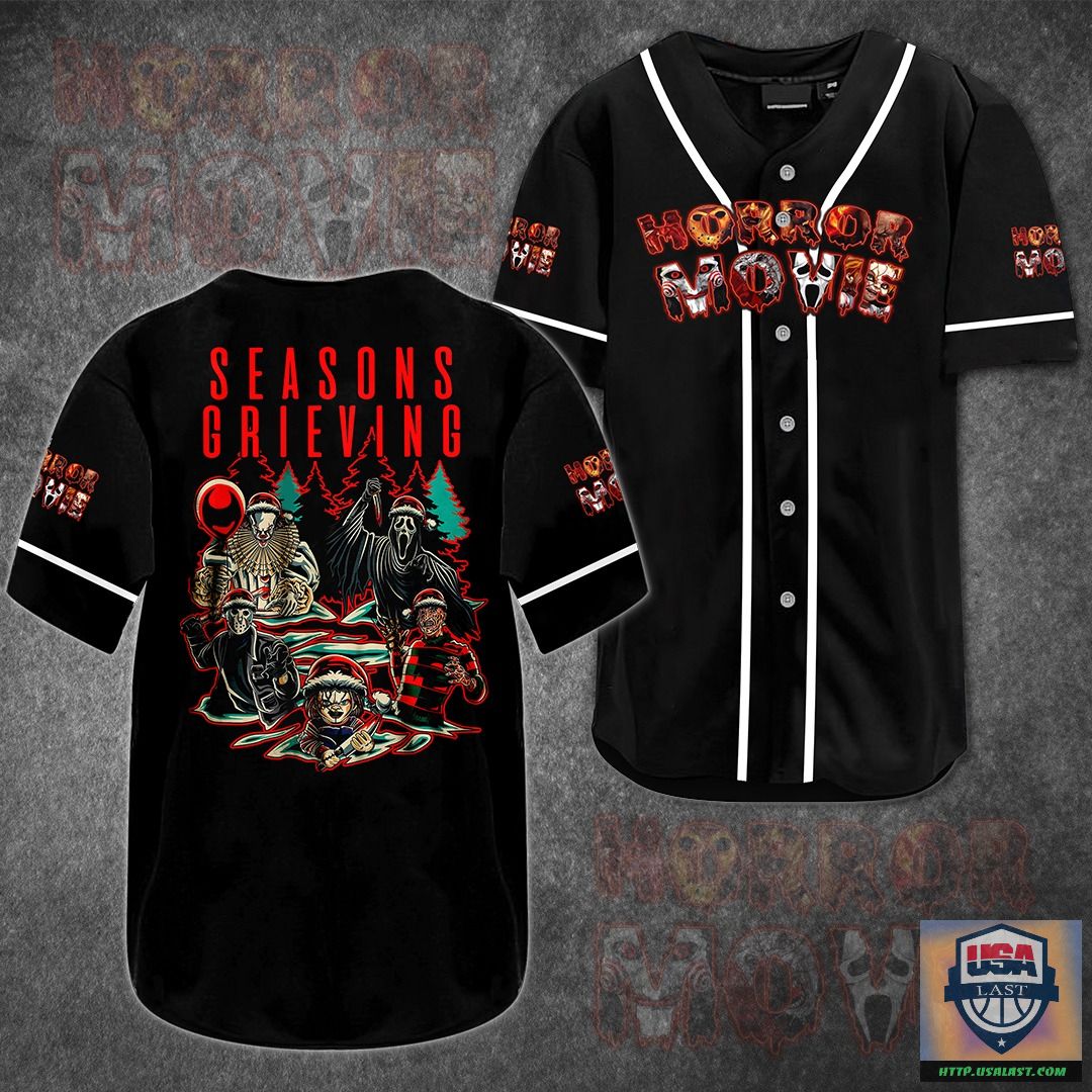Horror Movie Seasons Grieving Baseball Jersey Shirt – Usalast