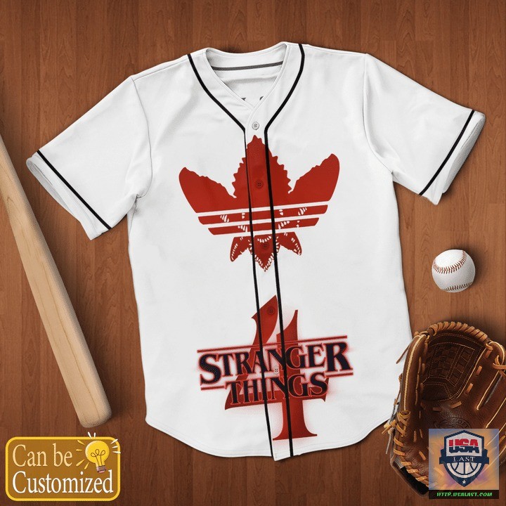 Stranger Things 4 Demogorgon Adidas Personalized Baseball Jersey Shirt – Usalast