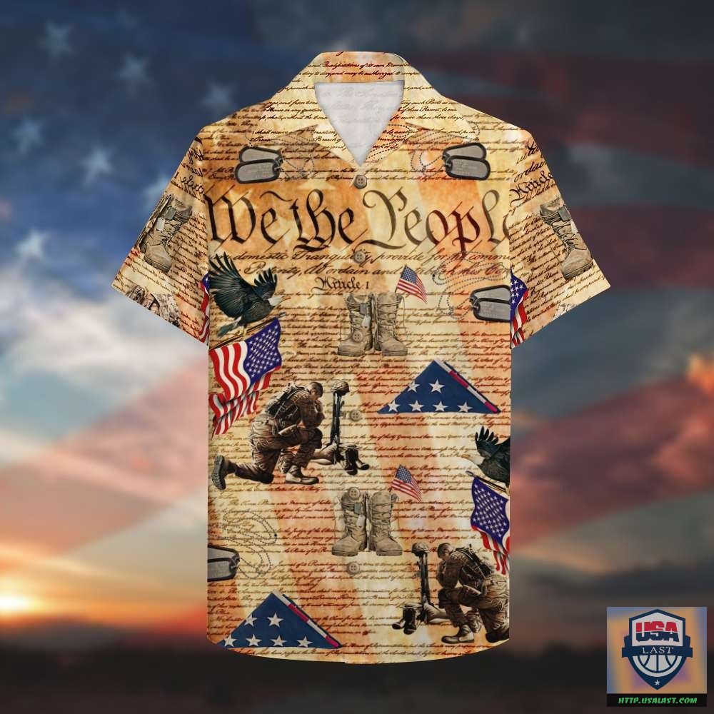 Veteran We The People Aloha Hawaiian Shirt – Usalast