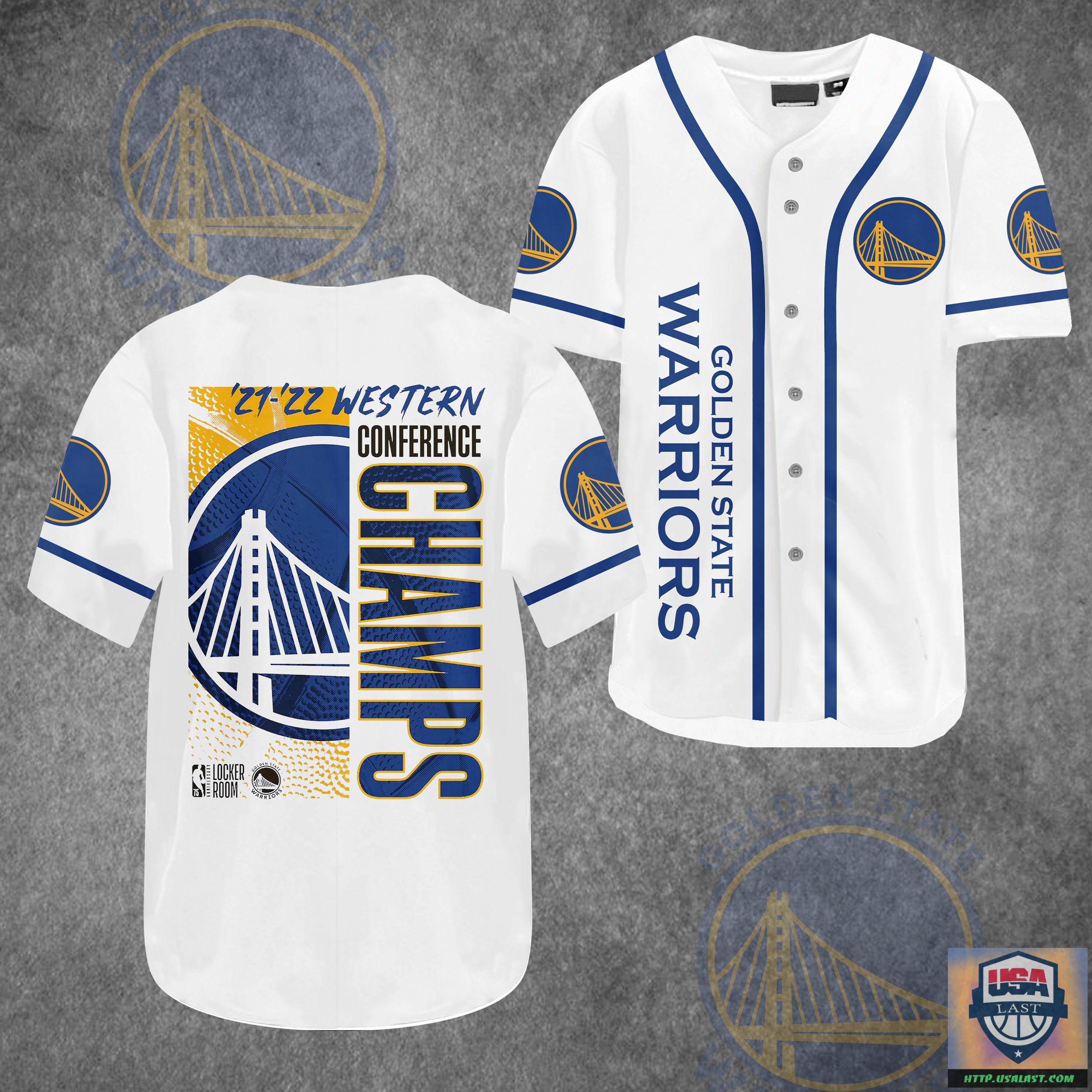 Golden State Warriors Conference Champs Baseball Jersey Shirt – Usalast