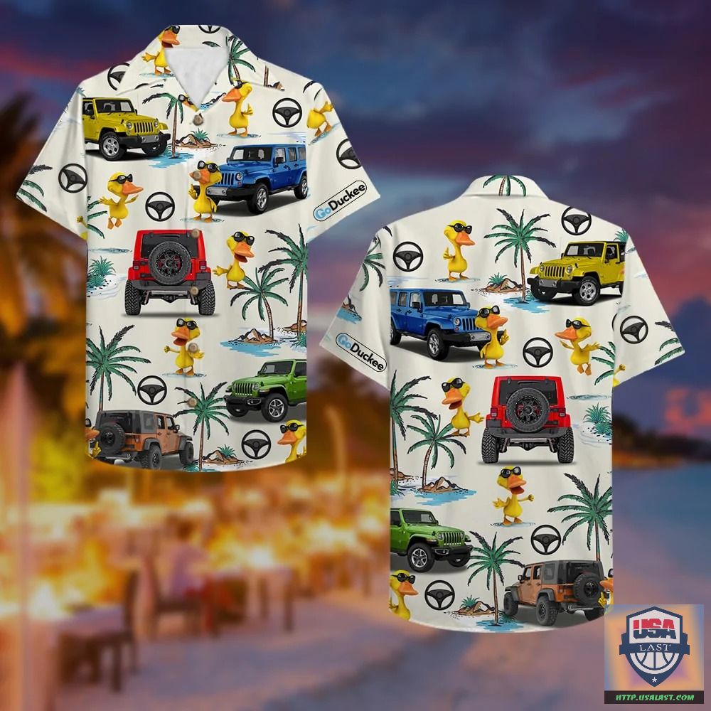 Jeep Duck With Sunglasses Hawaiian Shirt – Usalast