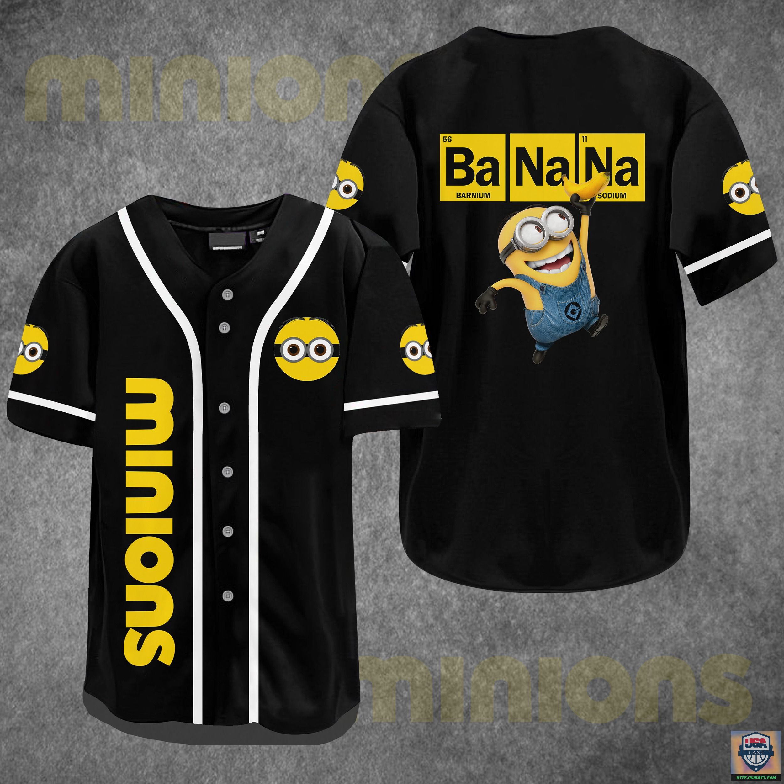 Minion Banana Baseball Jersey Shirt – Usalast