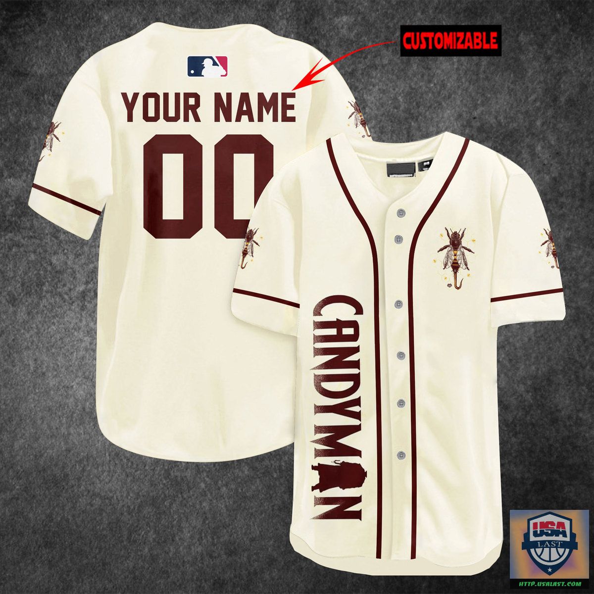 Candyman Horror Personalized Baseball Jersey – Usalast