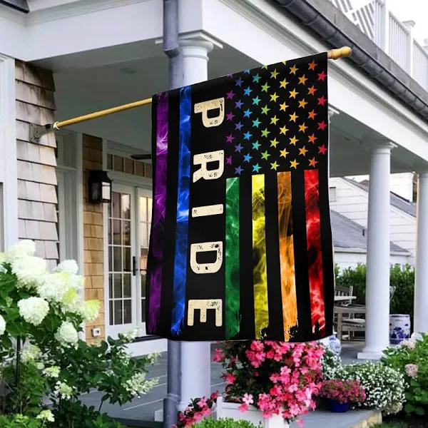 American Lgbt Pride House Flag Garden Flag – Hothot