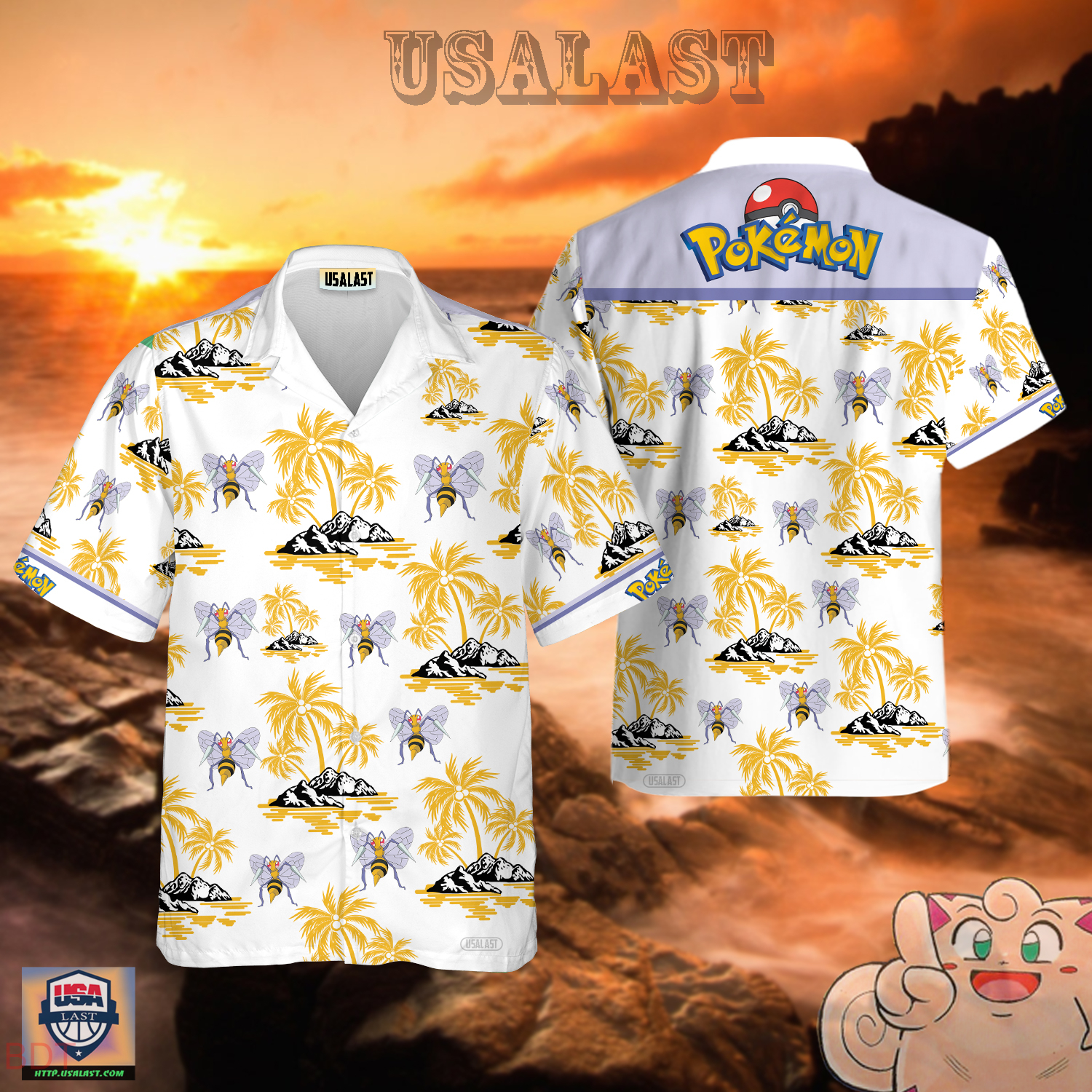 Beedrill Pokemon Hawaiian Shirt – Usalast