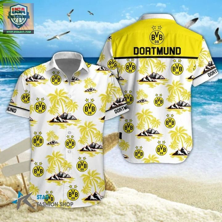 Bundesliga Borussia Dortmund Hawaiian Shirt – Usalast