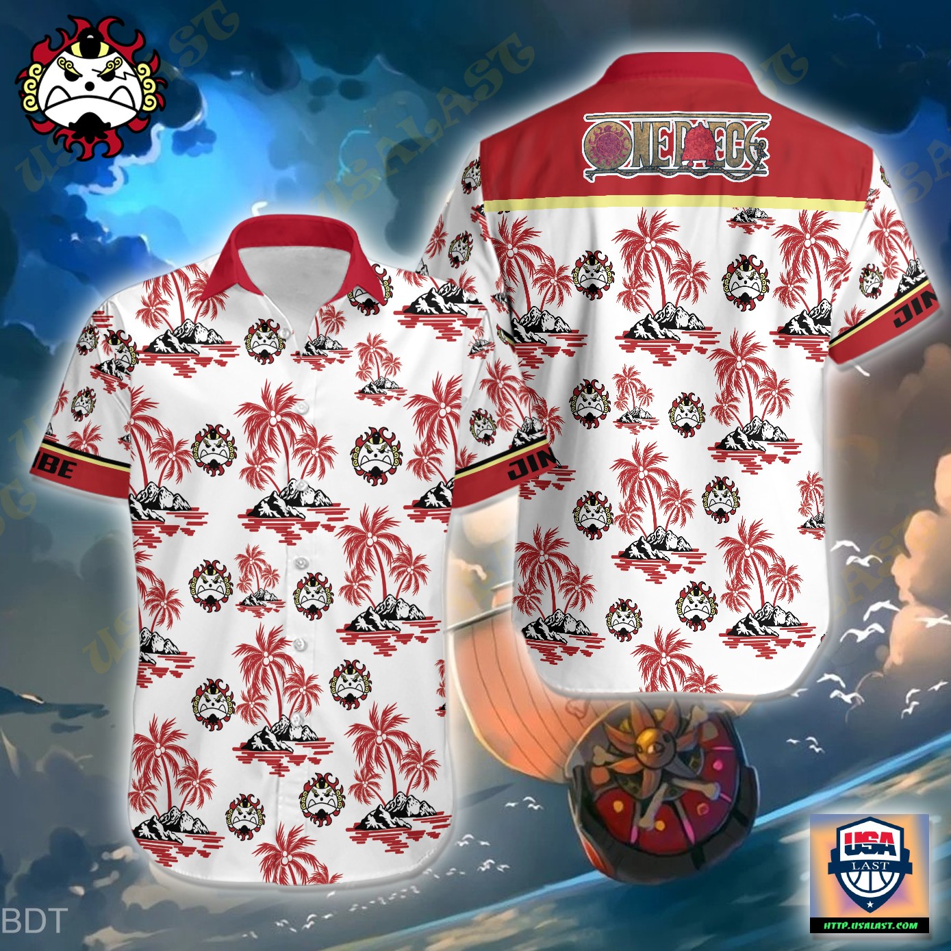 One Piece Jinbe Hawaiian Shirt – Usalast