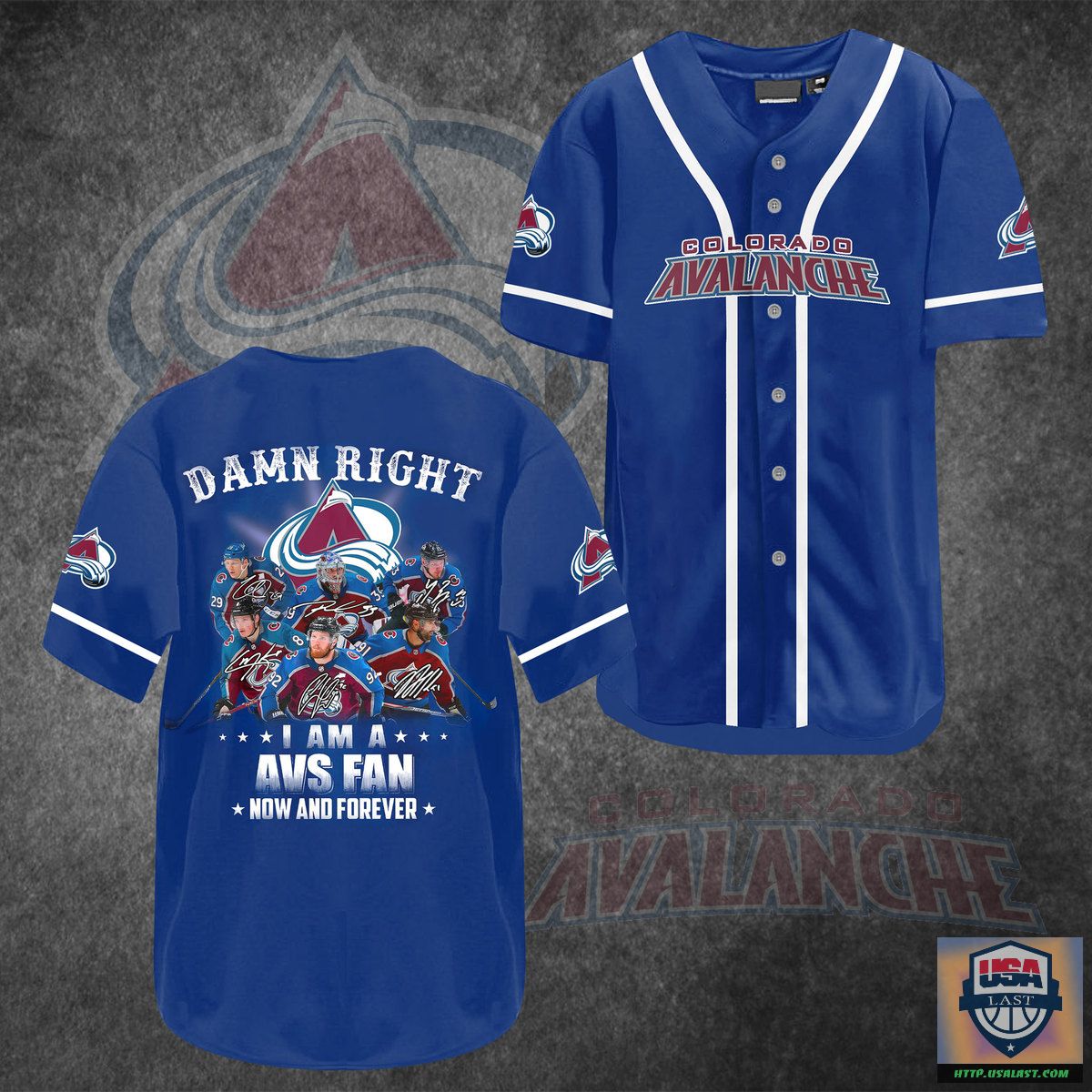 Colorado Avalanche Fan Now And Forever Baseball Jersey Shirt – Usalast