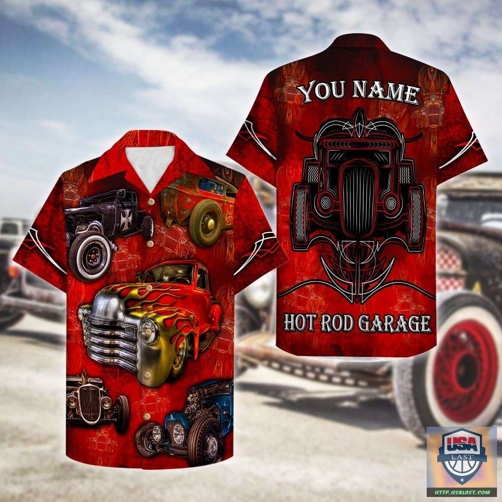 Hot Rod Garage Custom Name Hawaiian Shirt – Usalast