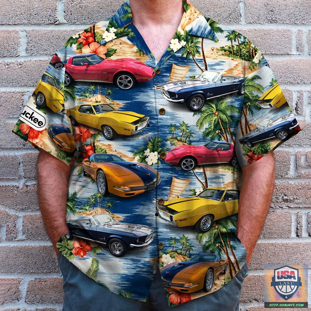 Muscle Car Tropical Hawaiian Shirt – Usalast
