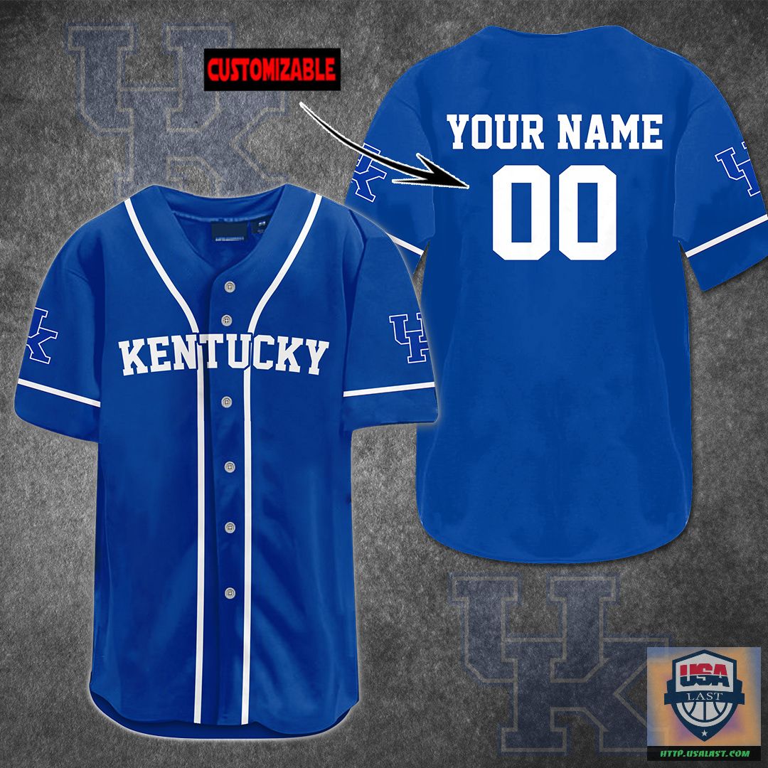 Kentucky Wildcats Men’s Basketball Personalized Baseball Jersey – Usalast