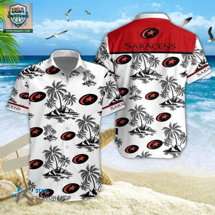Saracens Rugby Union Team Hawaiian Shirt – Usalast