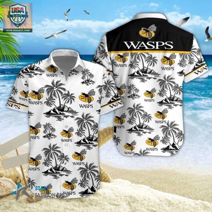 Wasps RFC Rugby Union Team Hawaiian Shirt – Usalast