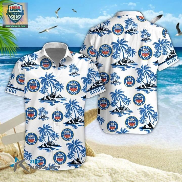 Bath Rugby Club Hawaiian Shirt
