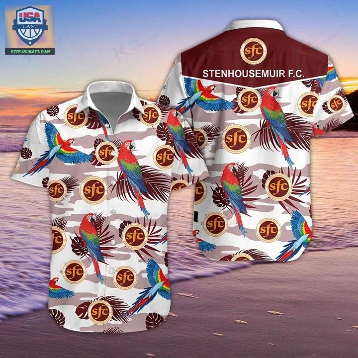 Stenhousemuir F.C Parrot Hawaiian Shirt – Usalast