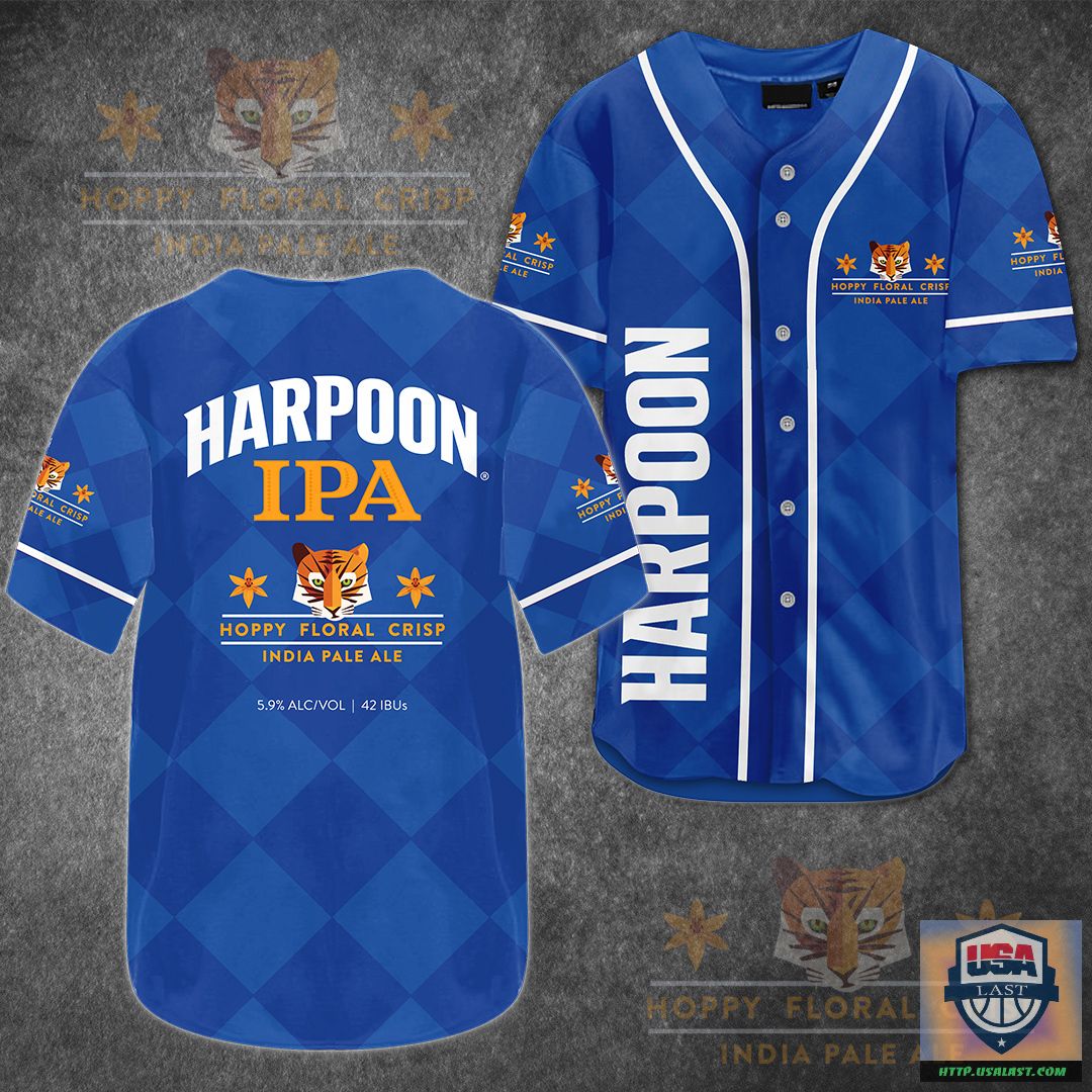 Harpoon IPA Beer Baseball Jersey – Usalast
