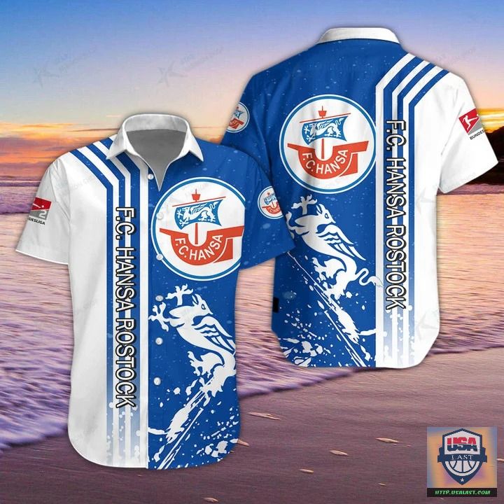 F.C. Hansa Rostock Bleach Hawaiian Shirt – Usalast