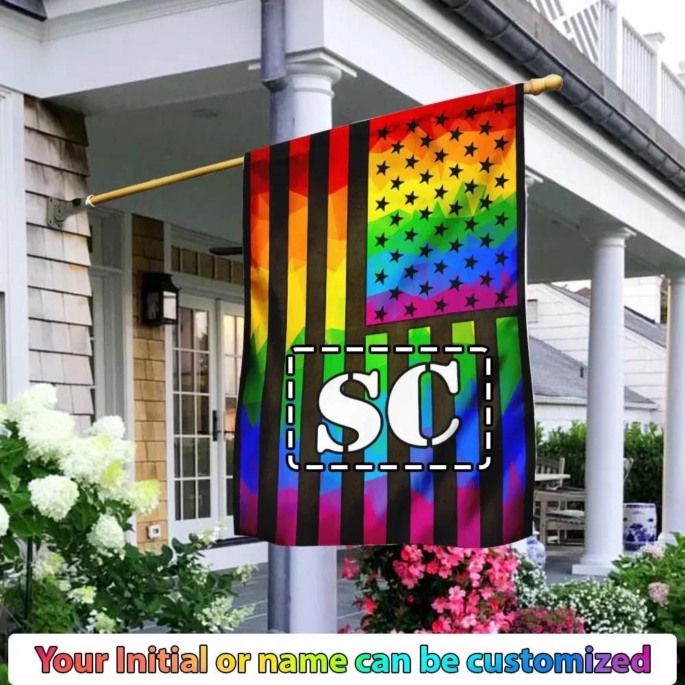 Personalized Flag LGBT Pride House Flag Garden Flag – Hothot