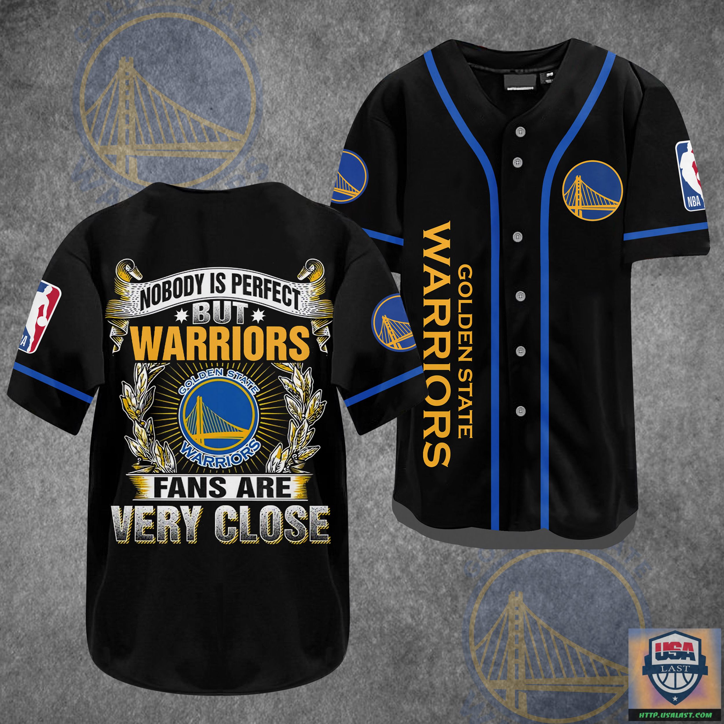 Golden State Warriors Nobody Is Perfect Baseball Jersey Shirt – Usalast