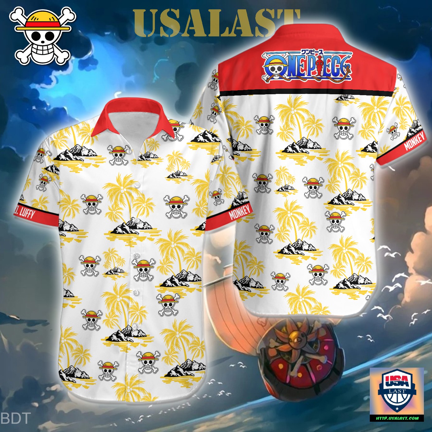 One Piece Monkey D. Luffy Hawaiian Shirt – Usalast