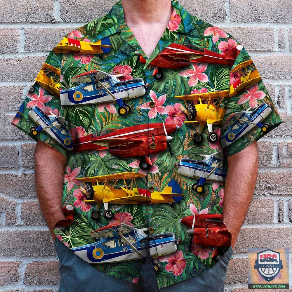 Pilot Tropical Pattern Hawaiian Shirt – Usalast