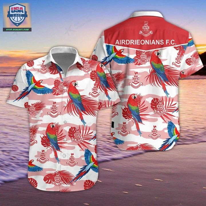 Airdrieonians F.C Parrot Hawaiian Shirt – Usalast