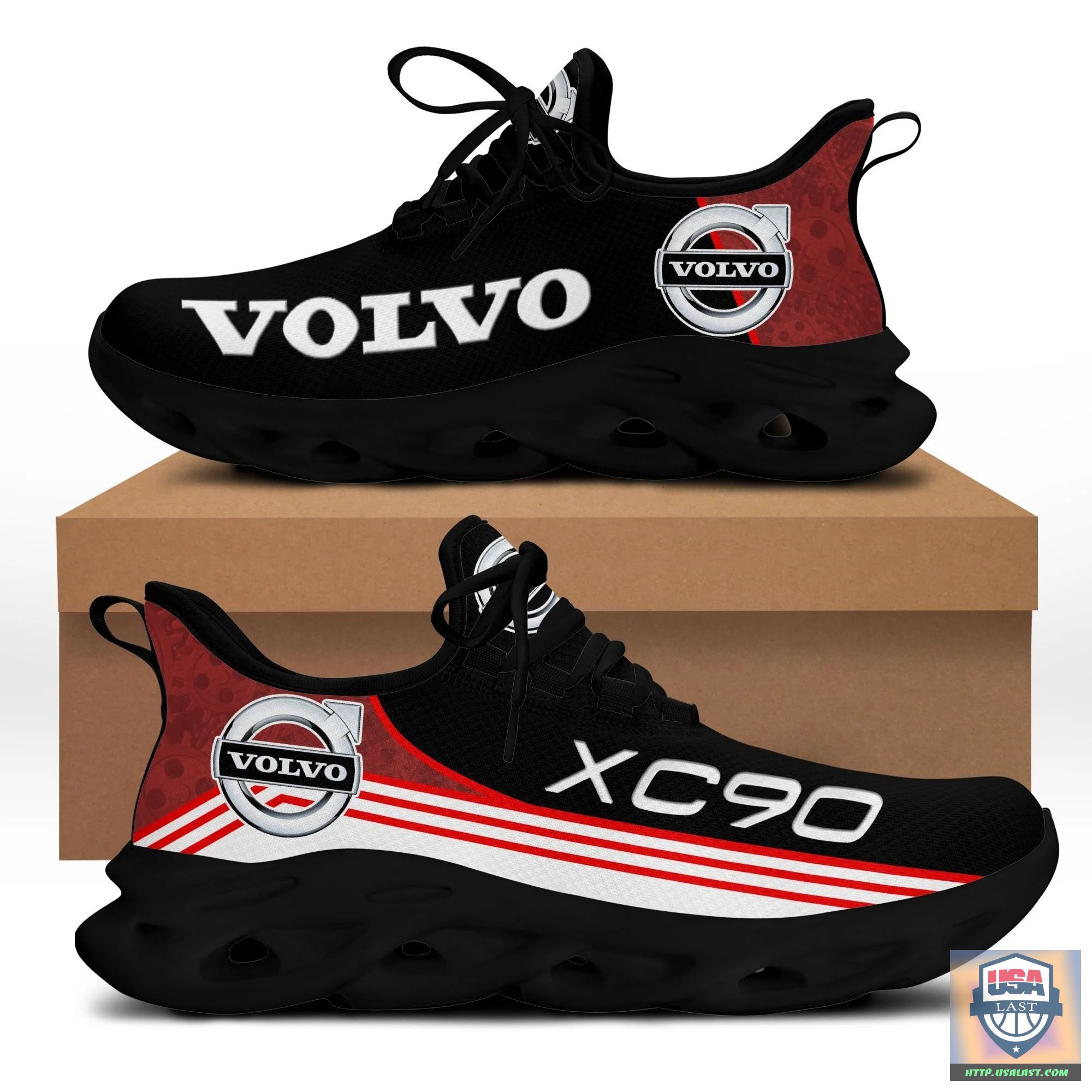 Volvo Brand Red Sneaker – Usalast