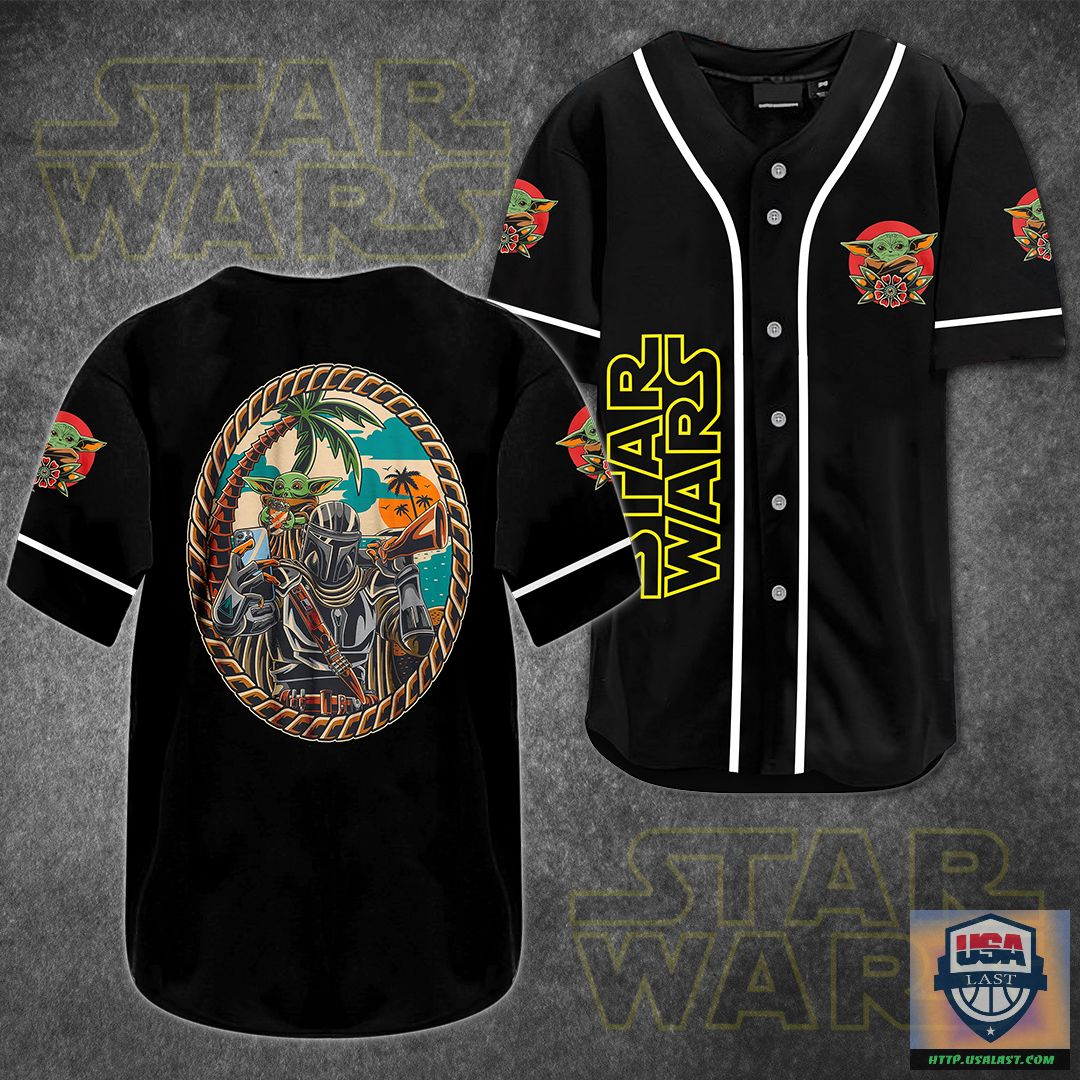 Star Wars The Mandalorian Baseball Jersey Shirt – Usalast