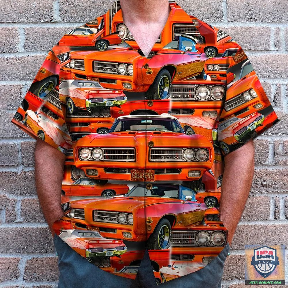 Orange Cars Aloha Hawaiian Shirt – Usalast
