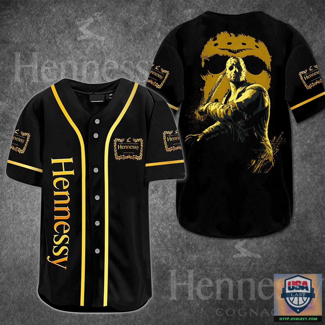 Hennessy x Jason Voorhees Baseball Jersey Shirt – Usalast