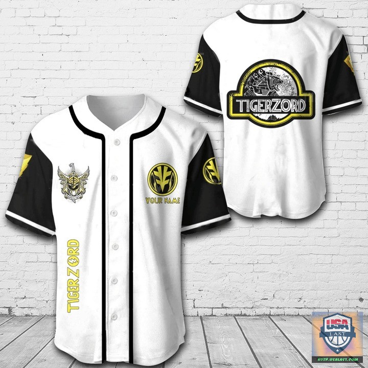 Tigerzord Mighty Morphin Power Rangers Baseball Jersey Shirt – Usalast