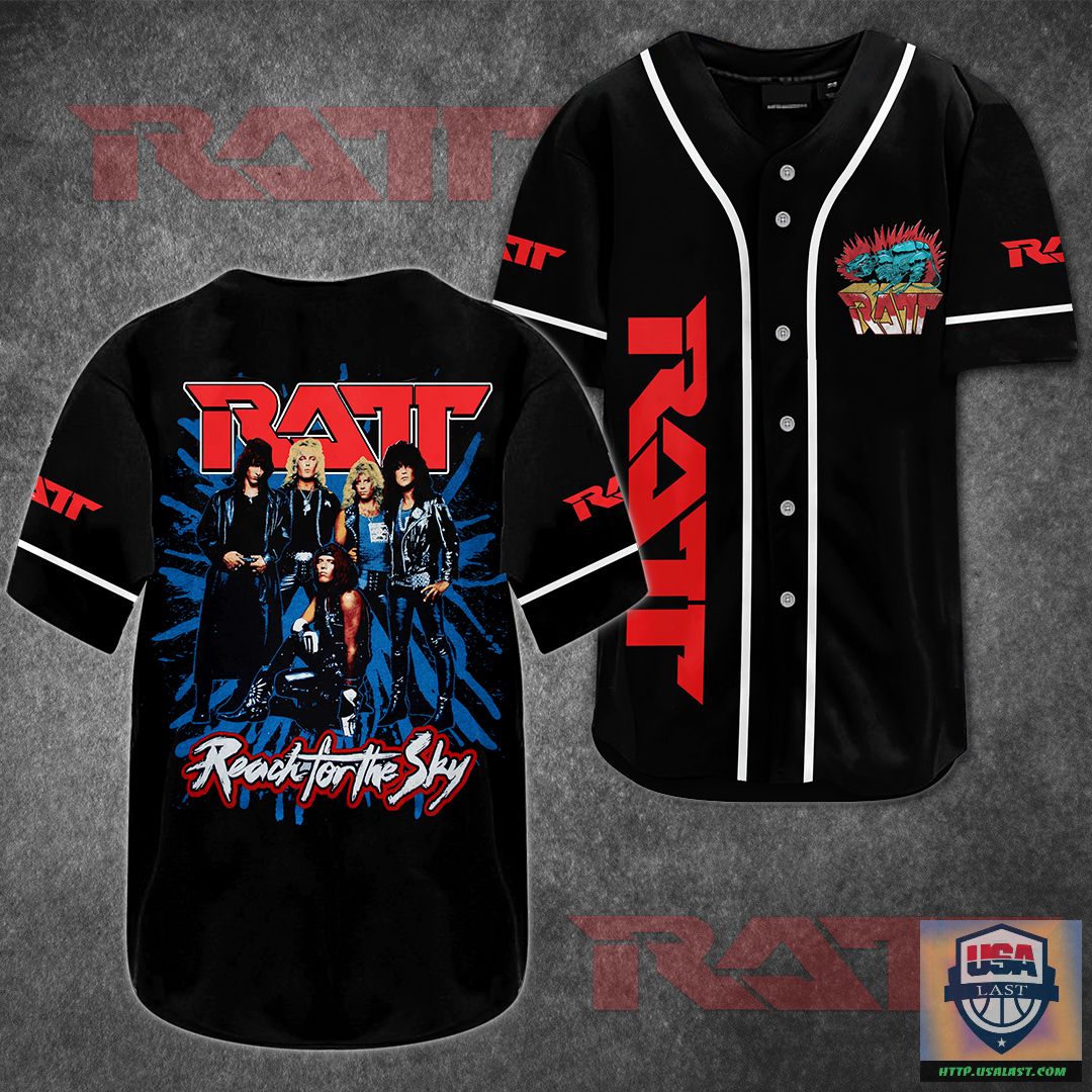 Ratt Rock Band Baseball Jersey Shirt – Usalast