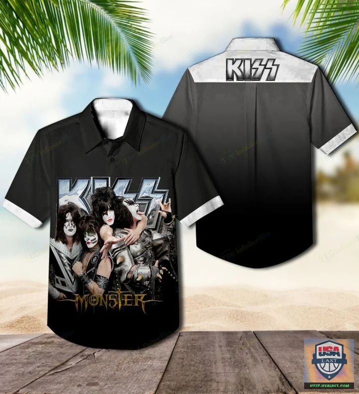 KISS Monster Album Cover Hawaiian Shirt | Usalast