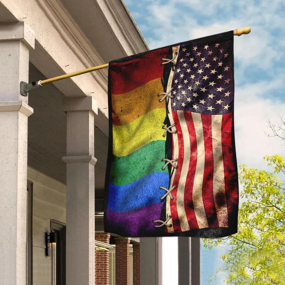 LGBT American Independence Day House Flag Garden Flag – Hothot