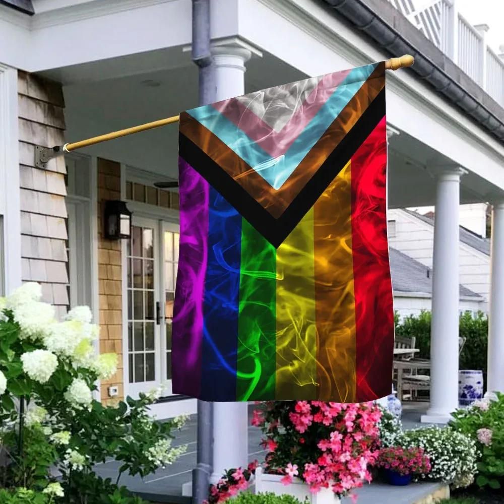 Transgender Lesbian Gay Pride LGBTQ House Flag Garden Flag – Hothot