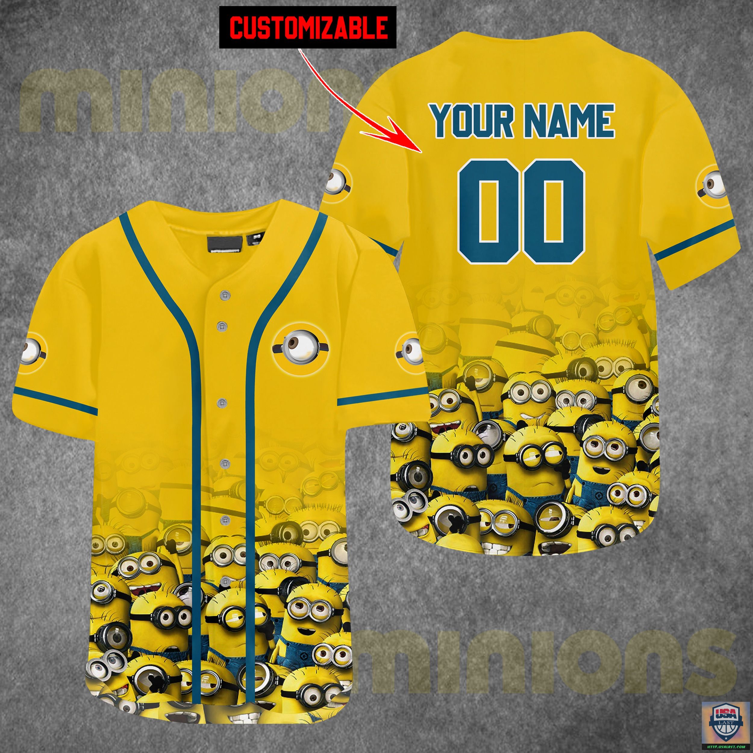 Minions Personalized Baseball Jersey Shirt – Usalast