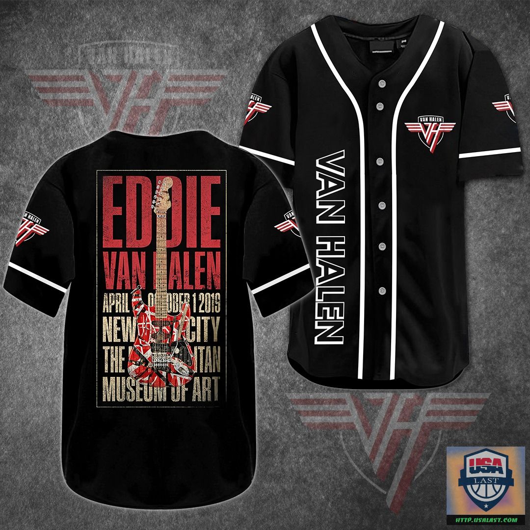 Van Halen Guitar 3D Baseball Jersey Shirt – Usalast