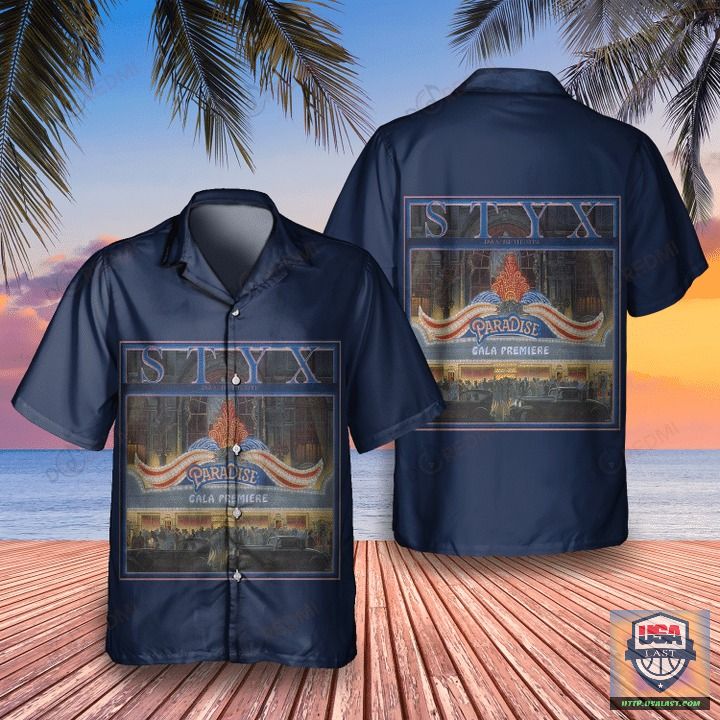 STYX Paradise Theatre 1981 Album Hawaiian Shirt | Usalast