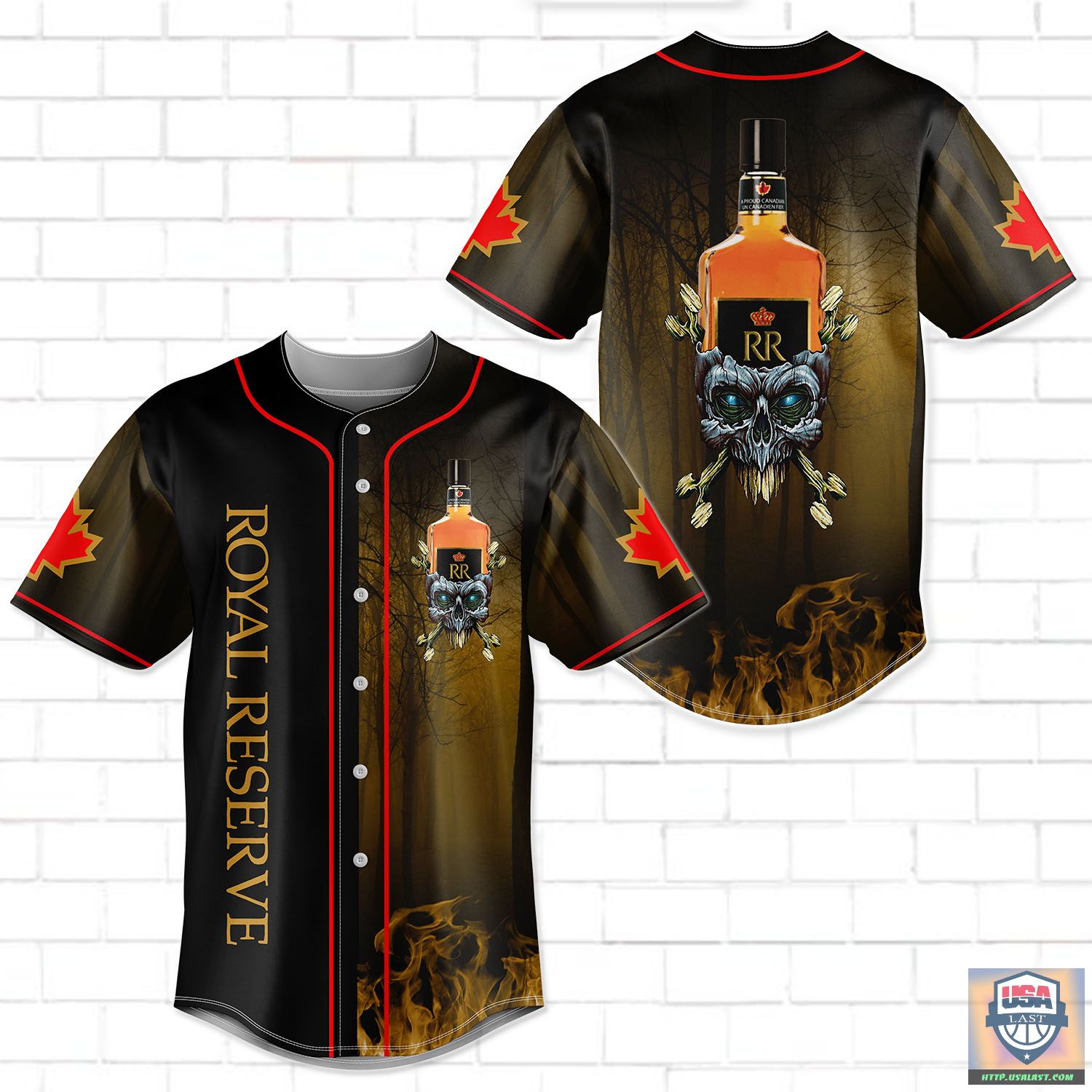 Royal Reserve Skull Baseball Jersey Shirt – Usalast