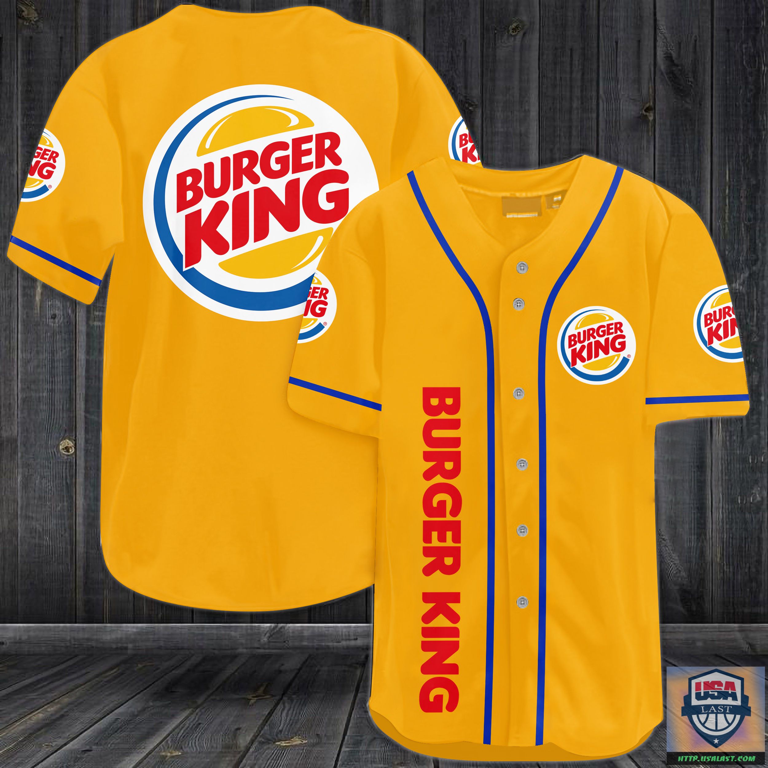 Burger King Baseball Jersey Shirt – Usalast
