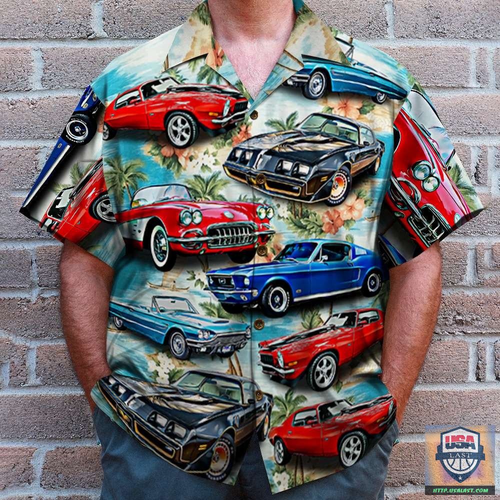 Vintage Cars Tropical Pattern Hawaiian Shirt – Usalast