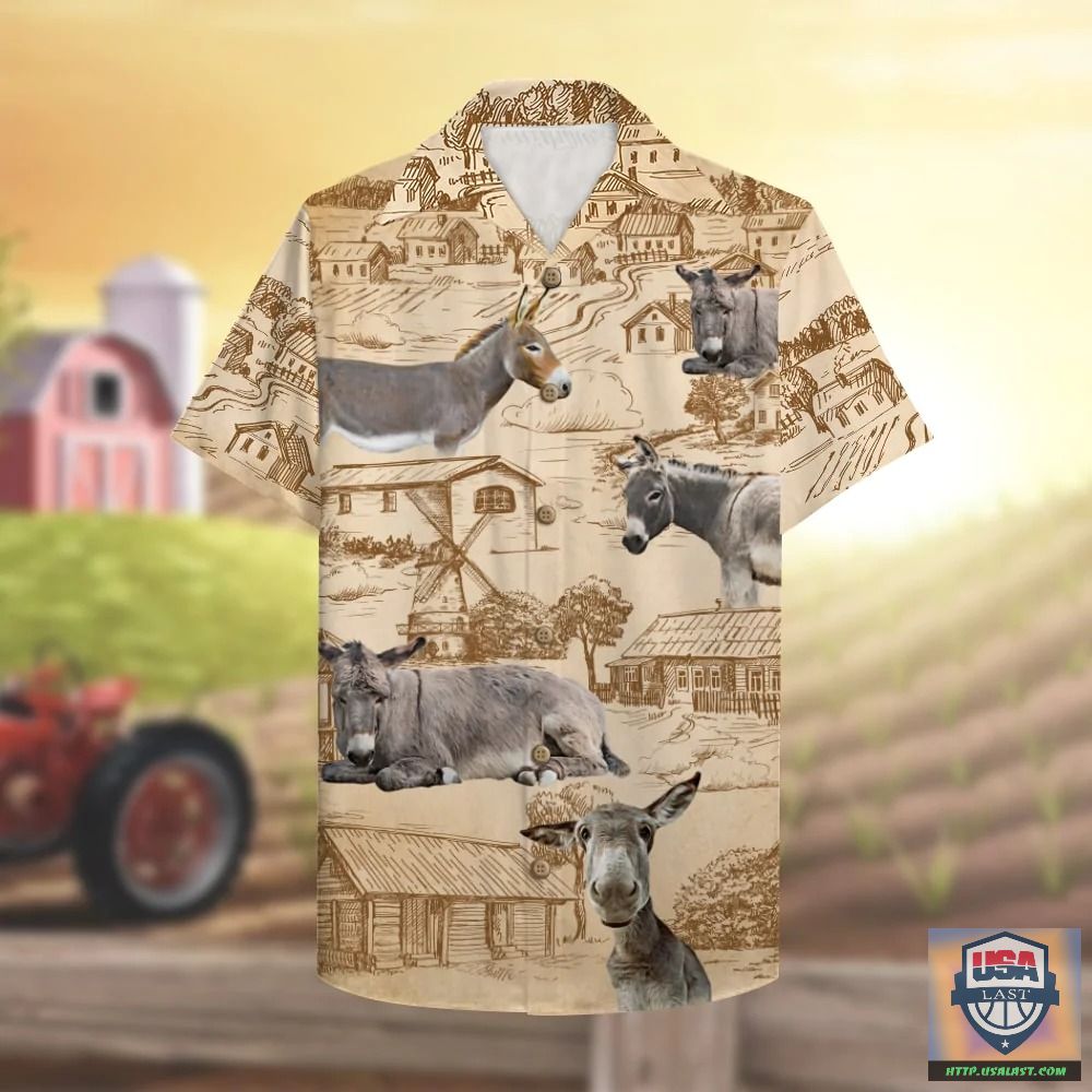 Farmer Donkey Hawaiian Shirt – Usalast