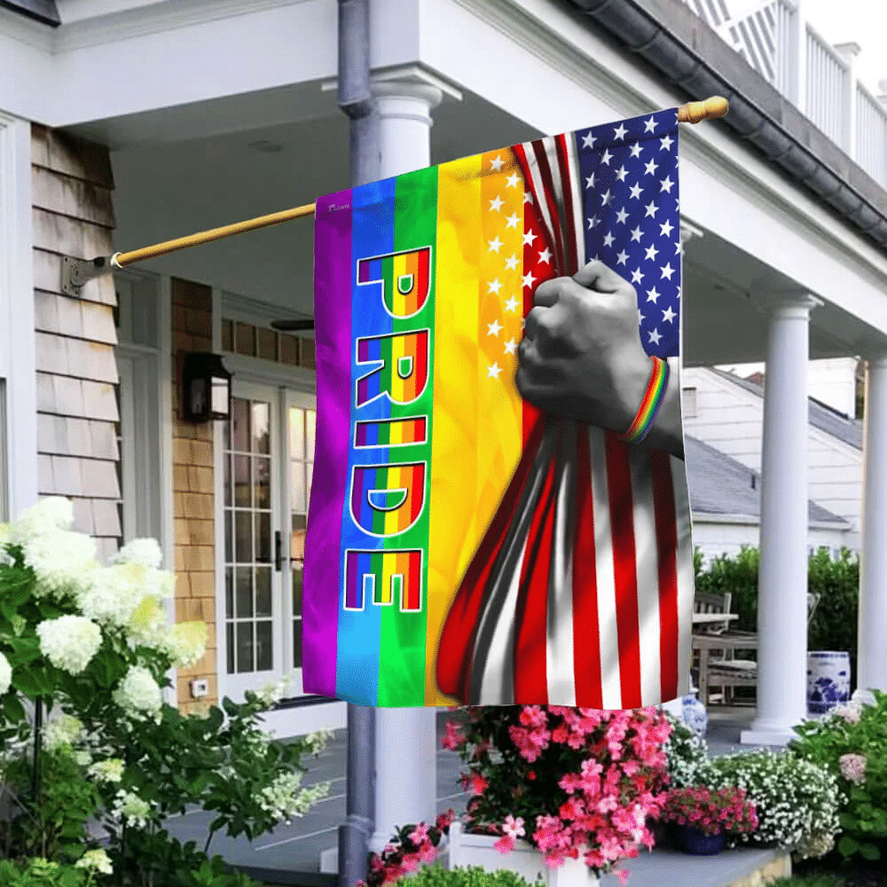 LGBT Pride American Flag House Flag Garden Flag – Hothot